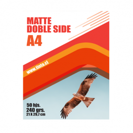 Matte doble Faz A4 50 - 220 GRS