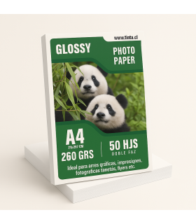 Glossy  A4 X 50 260 doble faz