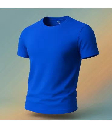 Polera Algodón Dogo Azul Rey