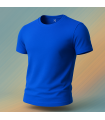 Polera Algodón Dogo Azul Rey