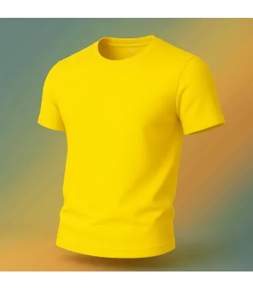 Polera Algodón Dogo Amarilla