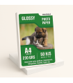 Glossy  A4 X 50 230 doble faz