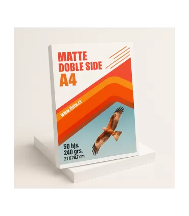 Matte doble Faz A4 50 - 240 GRS