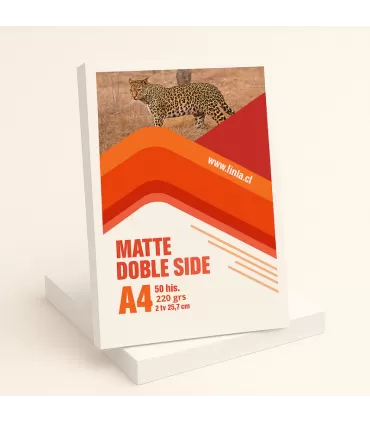 Matte doble Faz A4 50 - 220 GRS