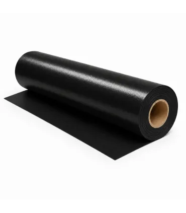 Rollo Vinilo Textil Negro 25 mts