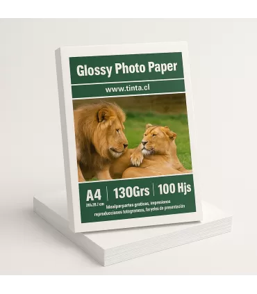 Glossy  A4 X 100 - 130 GRS