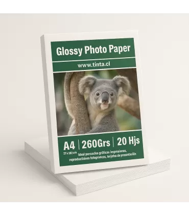 Glossy  A4 X 20 - 260 GRS