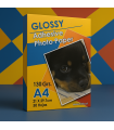 Glossy  Adhesivo A4 X 50 - 130 GRS