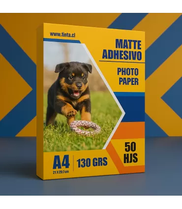Matte  Adhesivo A4 X 50 hjs - 130 GRS