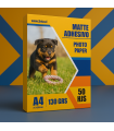 Matte  Adhesivo A4 X 50 hjs - 130 GRS